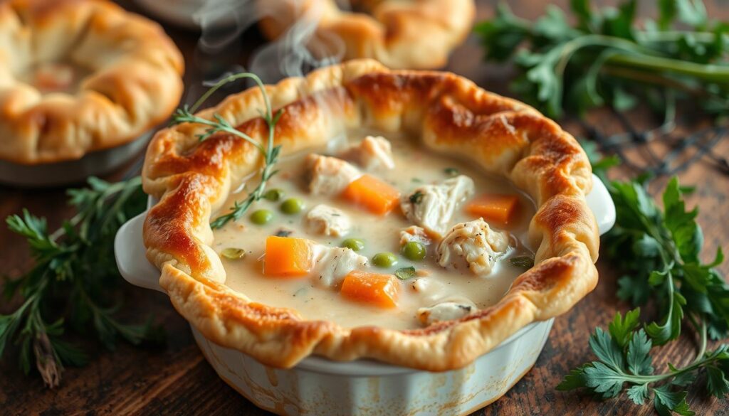 cream of chicken soup pot pie image