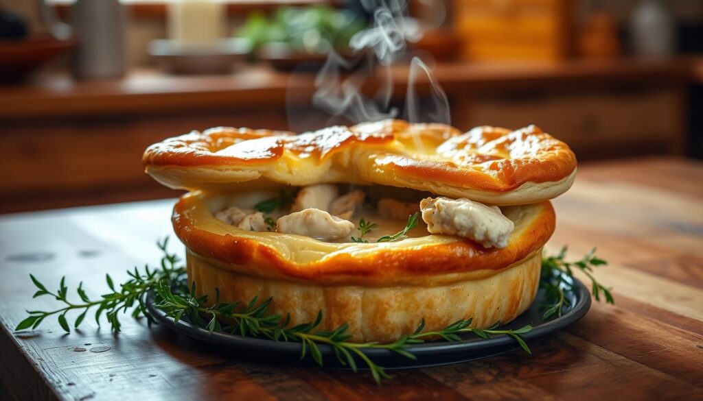 cream of chicken soup pot pie image