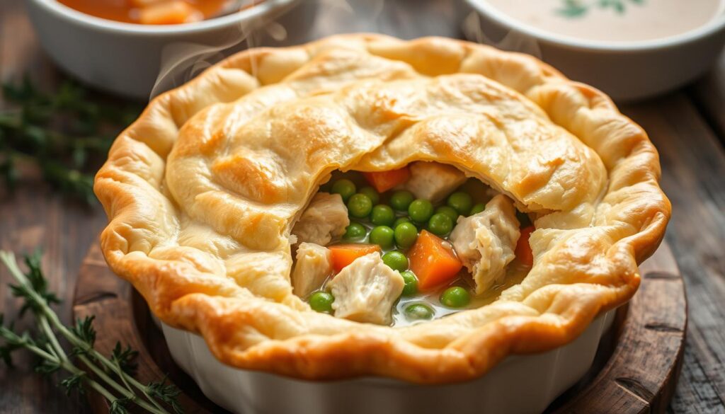 cream of chicken soup pot pie image