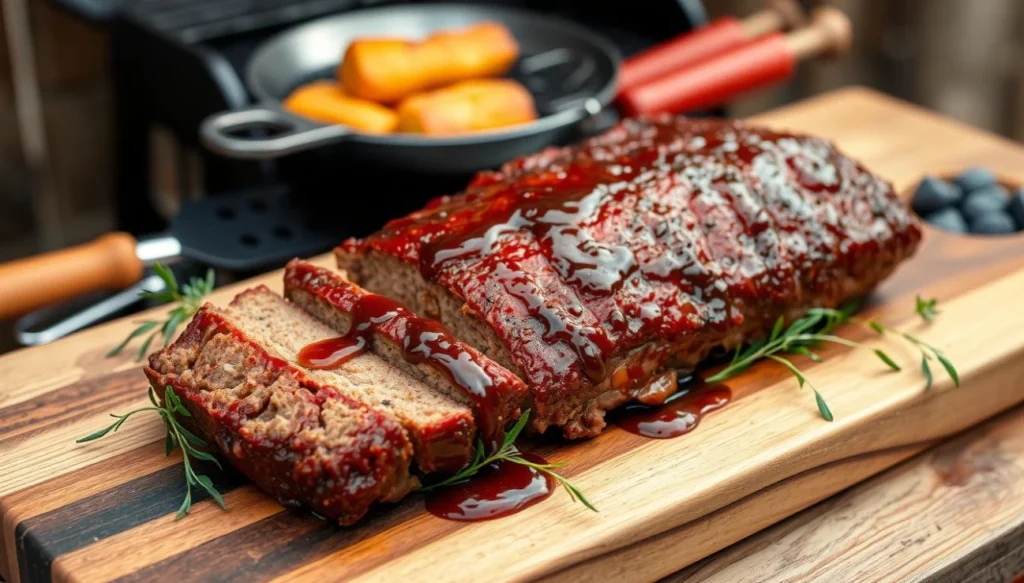 smoked meatloaf recipe image