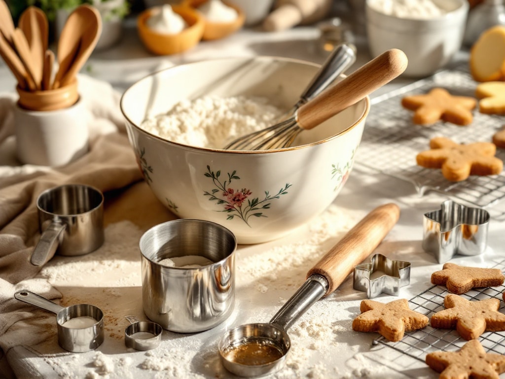 A cozy kitchen countertop