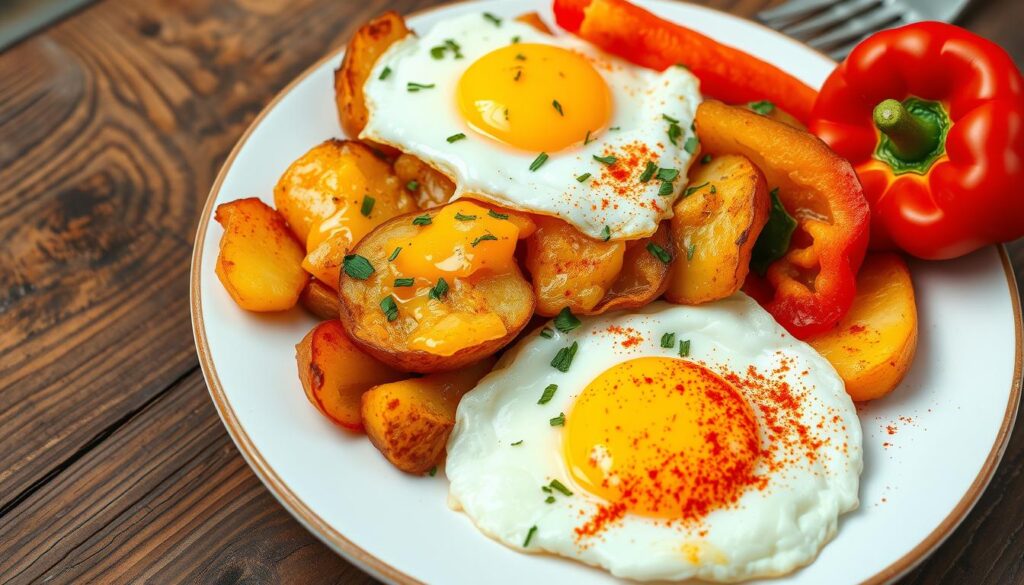 cheesy breakfast potatoes